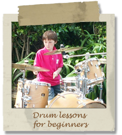 Drum lessons for beginners