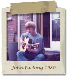 John playing guitar in 1980